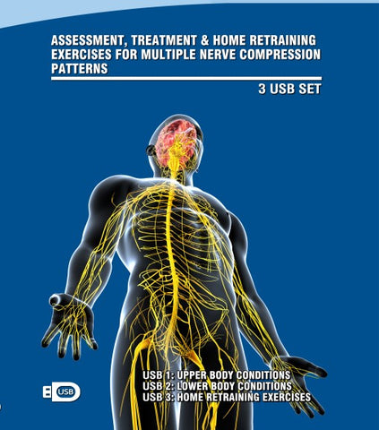 USB Multiple Nerve Compression Patterns for Upper/Lower Body & Home Retraining USB VERSION